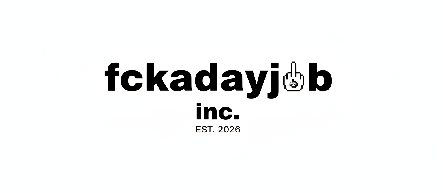 fckadayjob EST. 2026